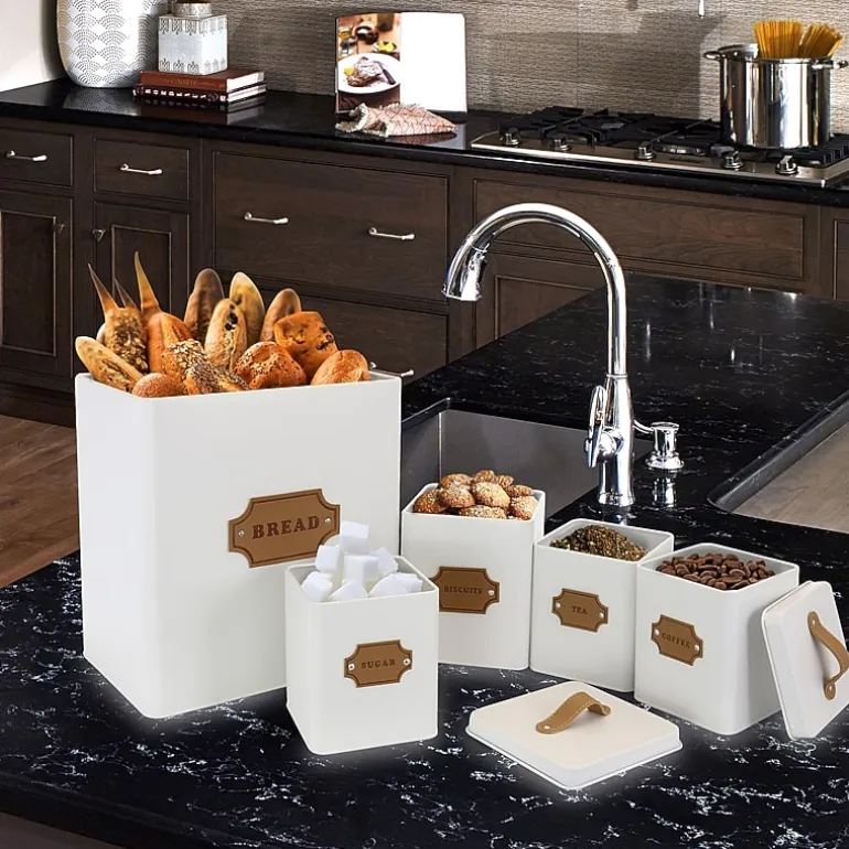 MegaChef Kitchen Food Storage And Organization 5-pc. Canister