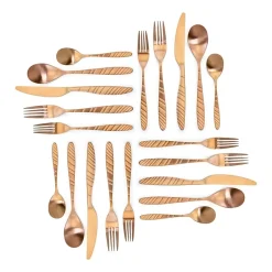 MegaChef La Vague 20-pc. 18/10 Stainless Steel Flatware Set