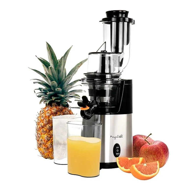 MegaChef Pro Stainless Steel Slow Juicer