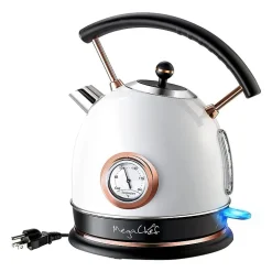 MegaChef 1.8 Quart Half Circle Electric Tea Kettle with Thermostat