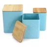 MegaChef Square Iron 3-pc. Canister