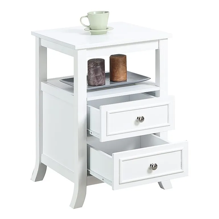Melbourne 2-Drawer Storage End Table