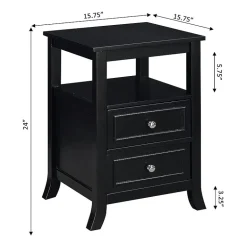 Melbourne 2-Drawer Storage End Table