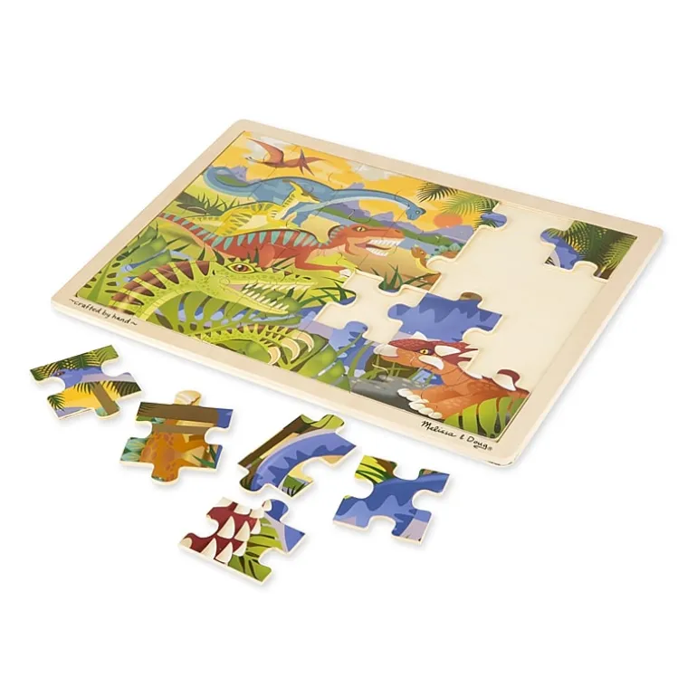 Melissa & Doug Dinosaur Jigsaw (24-Pc) 24-pc. Puzzle