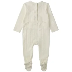 MeMoi Baby and Toddler Cotton-Rich Faux Cable Knit Footie