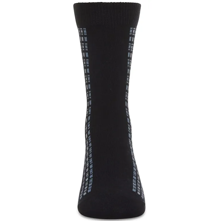 MeMoi Boy's Vertical Dashed Line Crew Socks