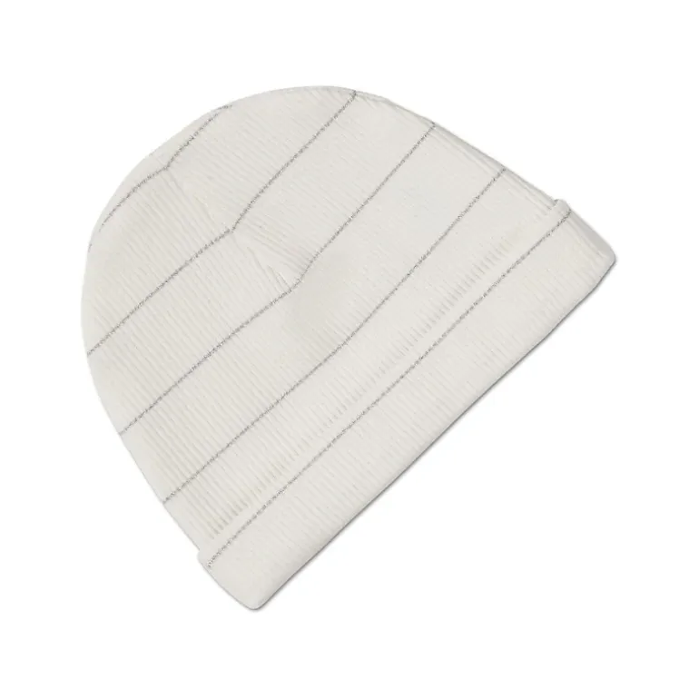 MeMoi 3 Piece Unisex Baby Ribbed Shimmer Stripe Footie Set