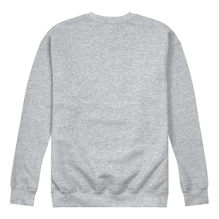 Mens Crew Neck Long Sleeve Peanuts Valentine's Day Sweatshirt