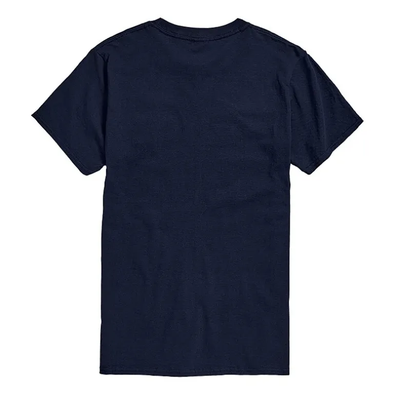 Mens Crew Neck Short Sleeve Classic Fit Big and Tall Graphic T-Shirt