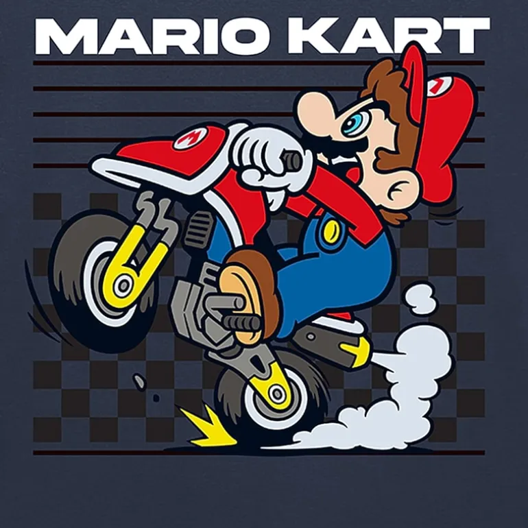 Mens Crew Neck Short Sleeve Classic Fit Super Mario Big and Tall Graphic T-Shirt