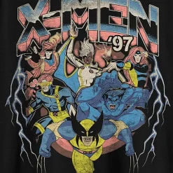Mens Crew Neck Short Sleeve Classic Fit Marvel Big and Tall Graphic T-Shirt
