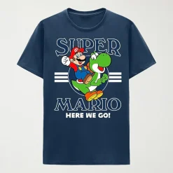 Mens Crew Neck Short Sleeve Classic Fit Big and Tall Graphic T-Shirt