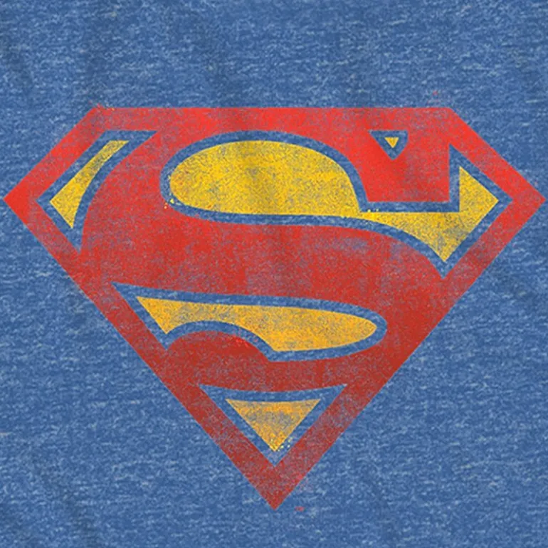 Mens Crew Neck Short Sleeve Regular Fit Superman Big and Tall Graphic T-Shirt