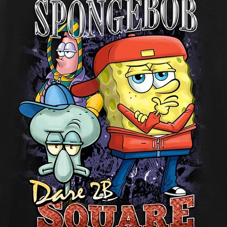 Mens Crew Neck Short Sleeve Regular Fit Spongebob Graphic T-Shirt