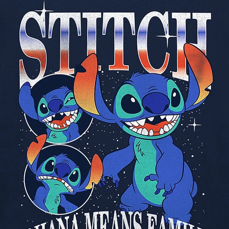 Mens Crew Neck Short Sleeve Regular Fit Lilo & Stitch Graphic T-Shirt