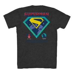 Mens Crew Neck Short Sleeve Regular Fit Superman Big and Tall Graphic T-Shirt