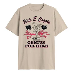 Mens Crew Neck Short Sleeve Regular Fit Looney Tunes Graphic T-Shirt