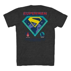 Mens Crew Neck Short Sleeve Regular Fit Superman Big and Tall Graphic T-Shirt