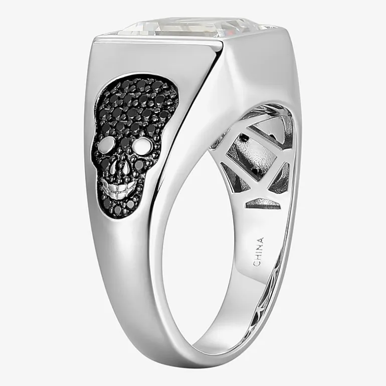 Mens 8 3/8 Ct. T.W. Cubic Zirconia Sterling Silver Round Fashion Ring