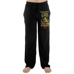Mens Fleece Cobra Kai 1 Pair Pajama Pants