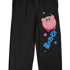 Mens Fleece Kirby 1 Pair Pajama Pants