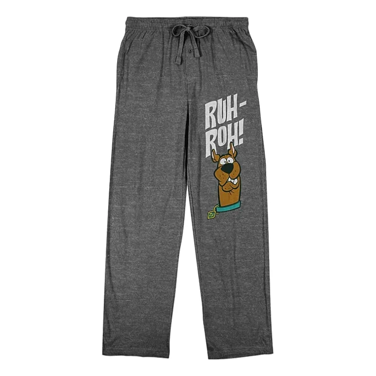 Mens Fleece Scooby Doo 1 Pair Pajama Pants