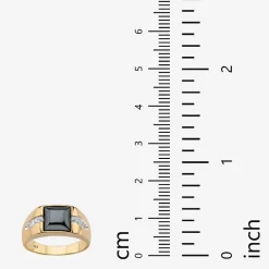 Mens Genuine Gray Hematite Fashion Ring