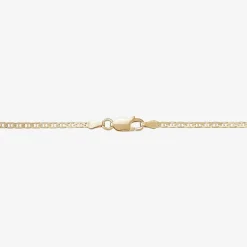 Mens 14K Gold Over Silver Cross Rectangular 22 Inch Pendant Necklace