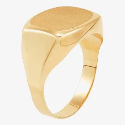 Mens 14K Gold Signet Ring