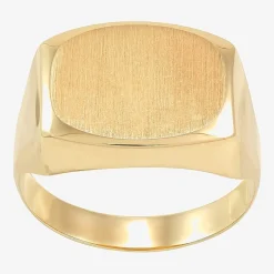 Mens 14K Gold Signet Ring