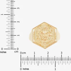 Mens 10K Gold Signet Ring