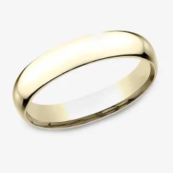 Mens 14K Gold Wedding Band