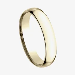 Mens 14K Gold Wedding Band