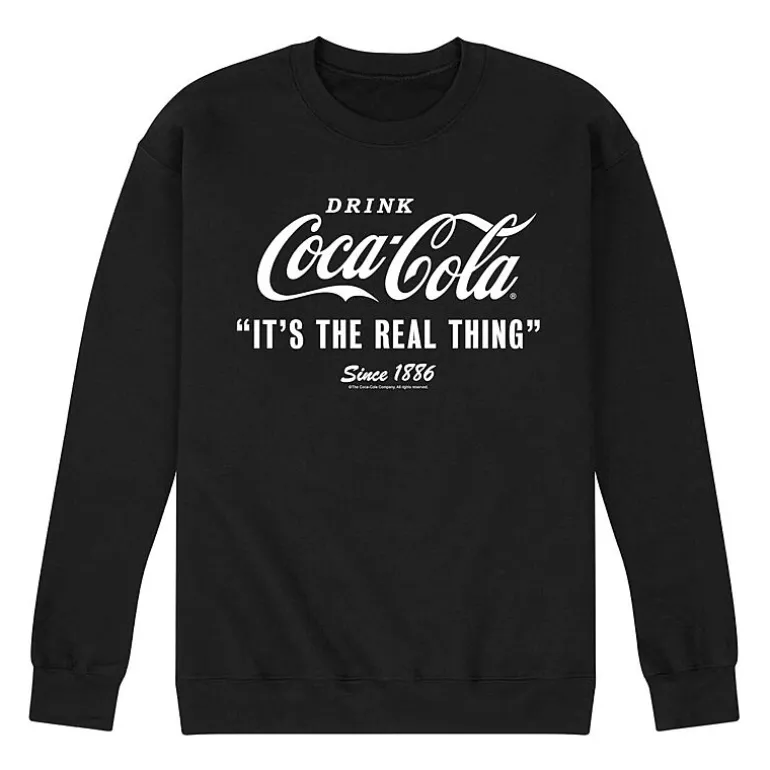 Mens Long Sleeve Coca-Cola Sweatshirt