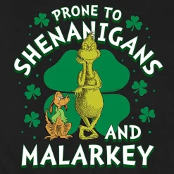 Mens Long Sleeve Dr. Seuss St. Patrick's Day Sweatshirt