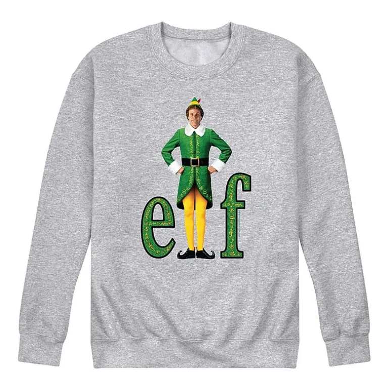 Mens Long Sleeve Elf Sweatshirt