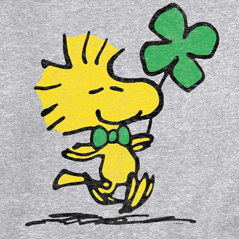 Mens Long Sleeve Peanuts St. Patrick's Day Sweatshirt