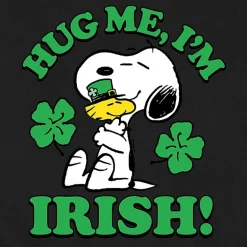 Mens  Long Sleeve Peanuts St. Patrick's Day Sweatshirt