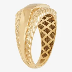 Mens 16.5MM 10K Gold Band