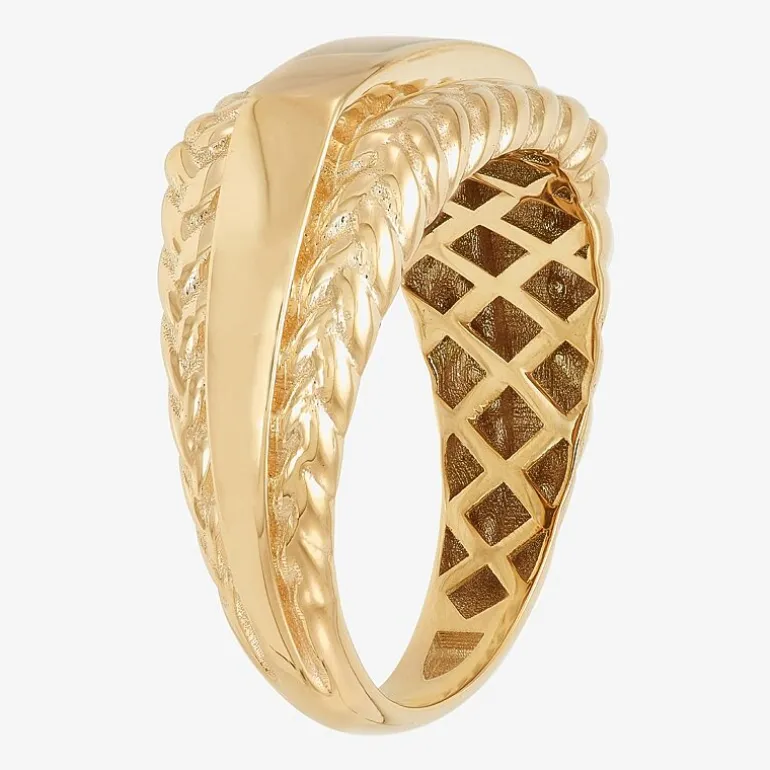 Mens 16.5MM 10K Gold Band