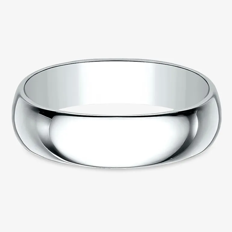 Mens 6mm 10K Gold Wedding Band