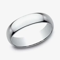 Mens 6mm 10K Gold Wedding Band