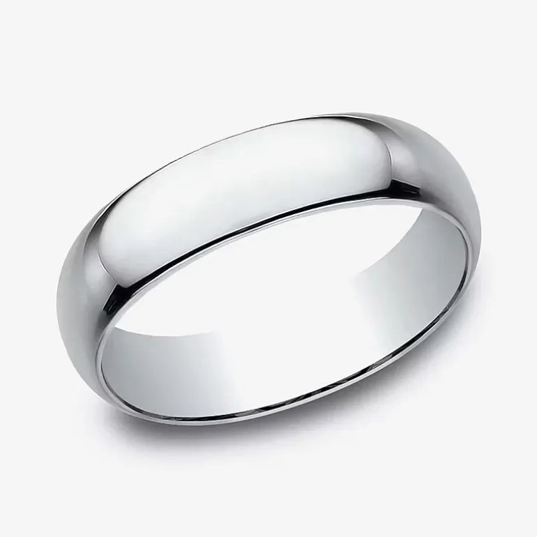Mens 6mm 10K Gold Wedding Band