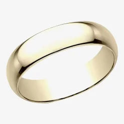 Mens 6mm 10K Gold Wedding Band