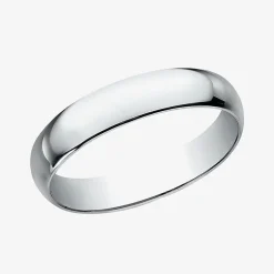 Mens 4MM 10K Gold Wedding Band