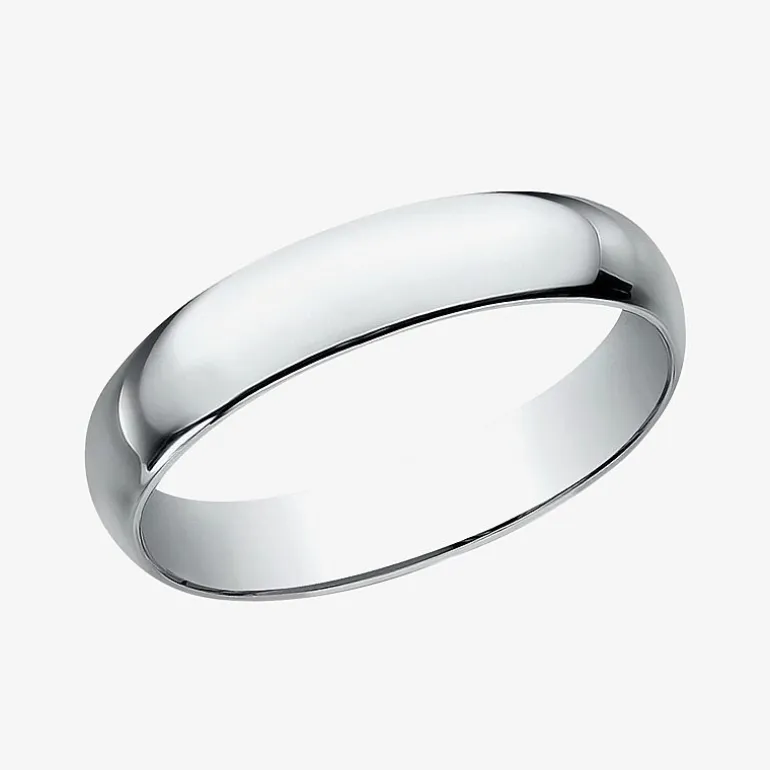 Mens 4MM 10K Gold Wedding Band