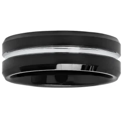 Mens 8MM Tungsten Wedding Band