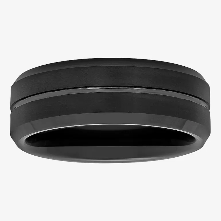 Mens 8MM Tungsten Wedding Band