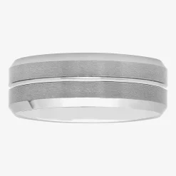 Mens 8MM Tungsten Wedding Band
