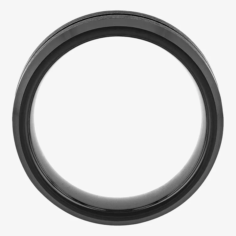 Mens 8MM Tungsten Wedding Band